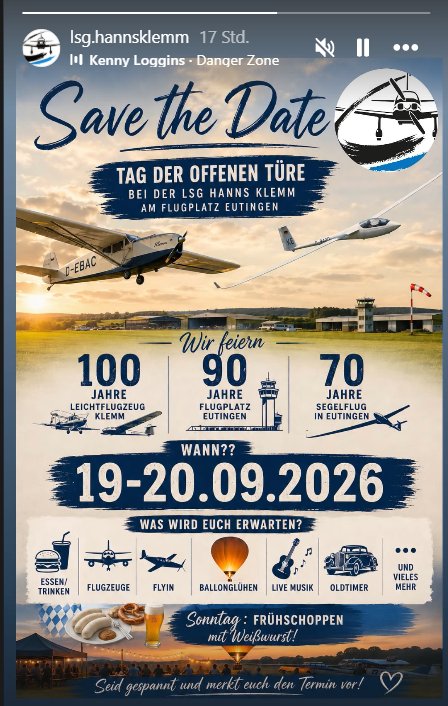 Plakat Flugplatzfest 2026